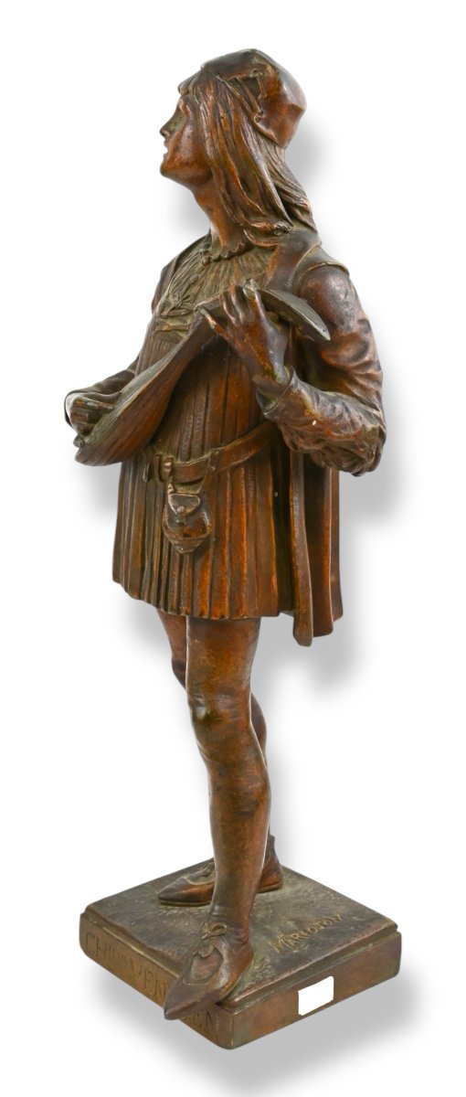 Marioton - Chteur Venitien - France Late 19th Century-photo-1